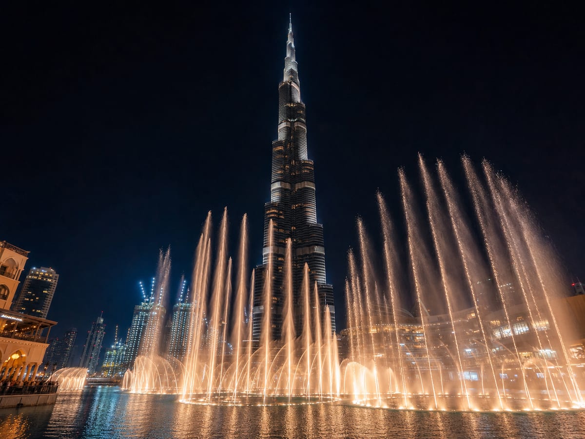 Burj Khalifa Observation Deck & Dubai Fountain