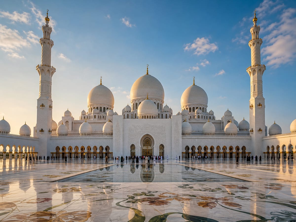 Abu Dhabi — Sheikh Zayed Grand Mosque & Louvre Abu Dhabi