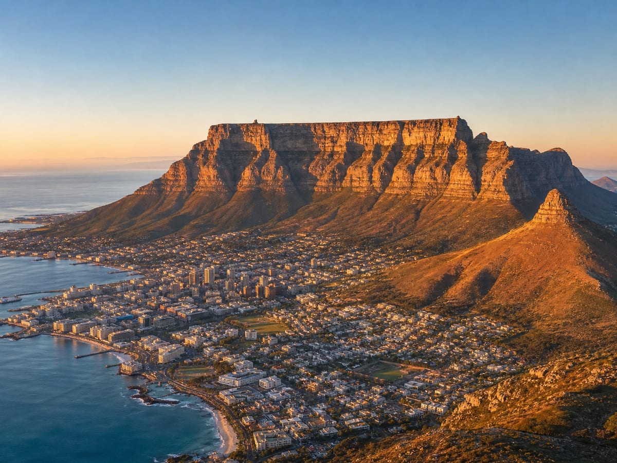 Cape Town — Table Mountain & Robben Island