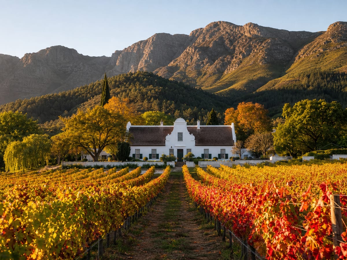 Cape Winelands — Stellenbosch & Franschhoek