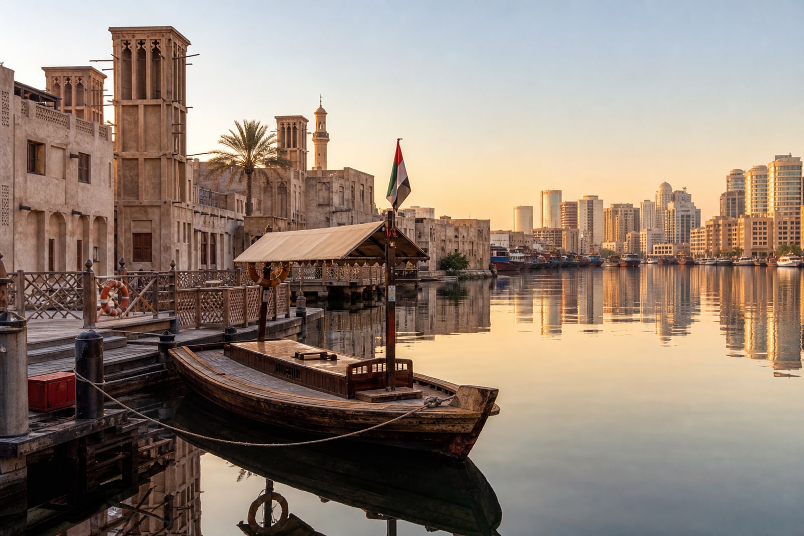 Dubai Old Town Tour — Souks, Creek & Abra Crossing